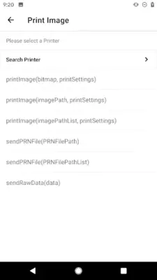 Brother Print SDK Demo android App screenshot 1